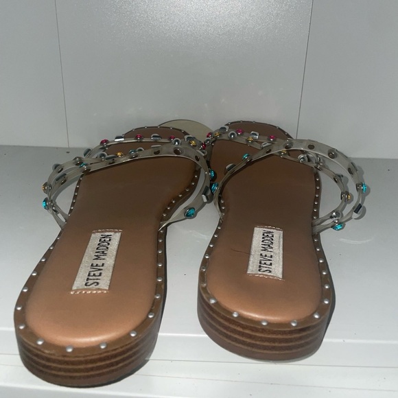 Jewel Steve Madden Sandals crystal sandals embellished Steve Madden sandals - Picture 4 of 8